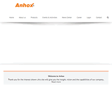 Tablet Screenshot of anhox.com